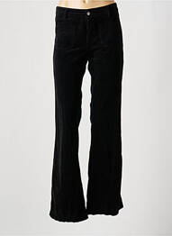 Pantalon evazat elasticitate mărime normală negru ACQUAVERDE femeie