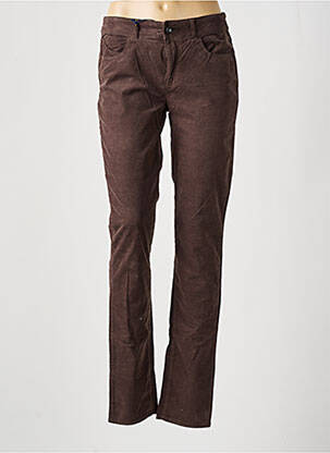 Pantalon slim maro ARMANI femeie