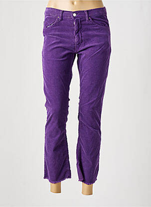 Pantalon 7/8 elasticitate mărime normală violet ACQUAVERDE femeie