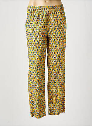 Pantalon drept galben HARTFORD femeie