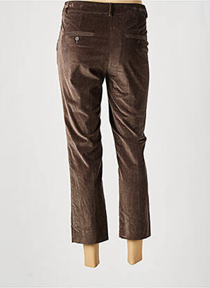 Pantalon 7/8 talie înaltă talie înaltă maro WEEKEND MAXMARA femeie