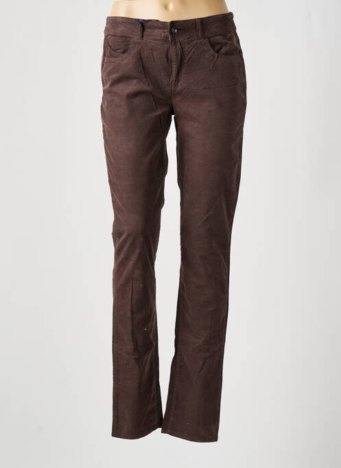 Pantalon slim maro ARMANI femeie