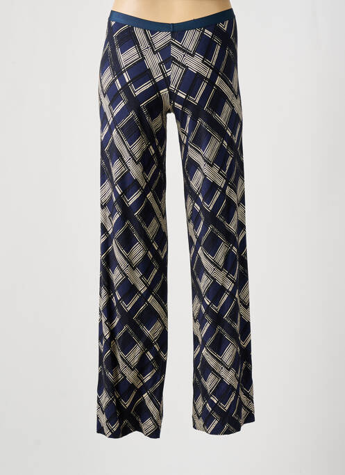 Pantalon evazat albastru SIYU femeie