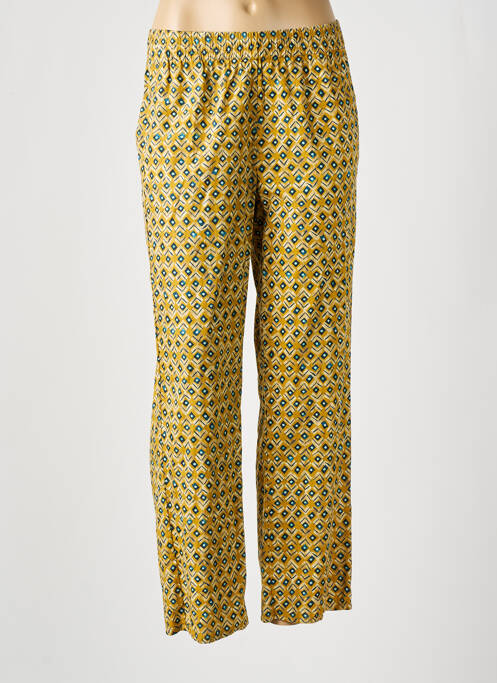 Pantalon drept galben HARTFORD femeie