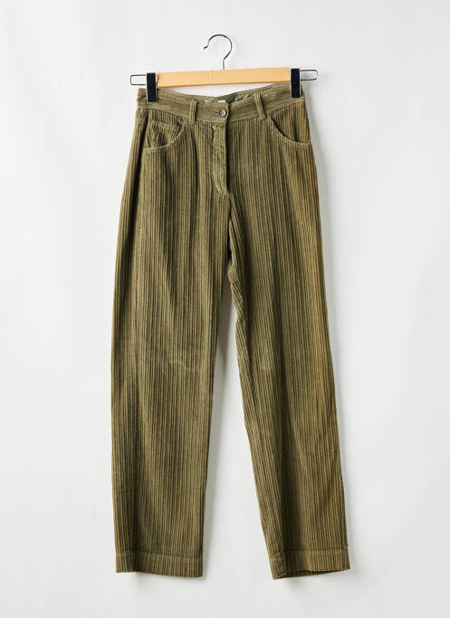 Pantalon drept verde HARTFORD femeie