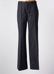 Pantalon larg talie cu cleme mărime normală albastru GEORGES RECH femme