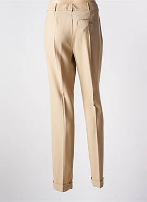 Pantalon drept talie cu cleme mărime normală bej RALPH LAUREN femeie