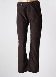Pantalon drept elasticitate talie înaltă maro ACQUAVERDE femme