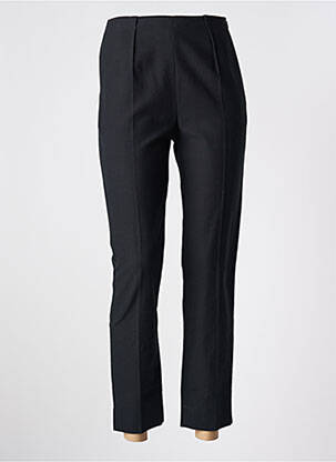 Pantalon 7/8 talie înaltă talie înaltă negru PAULE KA femeie