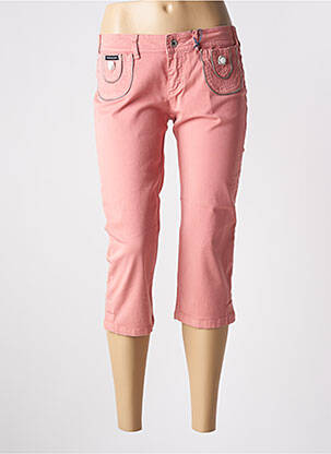 Pantalon trei sferturi elasticitate talie joasă roz DOLCE & GABBANA femeie