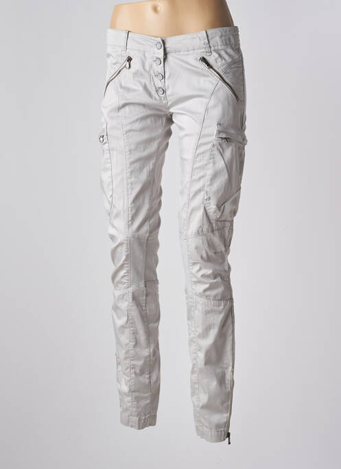 Pantalon cargo gri AERONAUTICA femeie