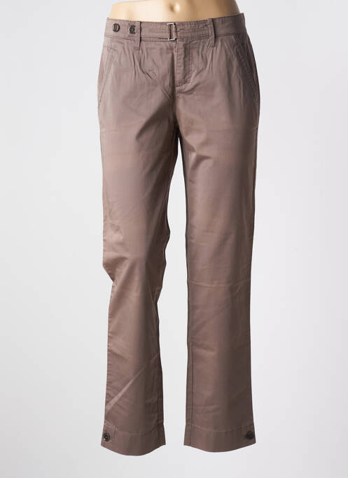 Pantalon drept elasticitate talie joasă gri HUGO BOSS femme