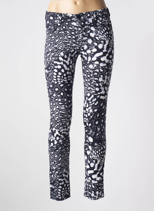 Pantalon slim țesătură poplin mărime normală albastru ARMANI femme