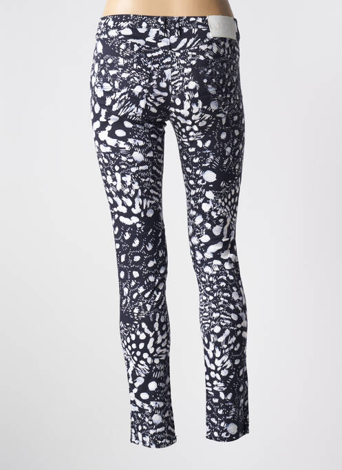 Pantalon slim țesătură poplin mărime normală albastru ARMANI femme