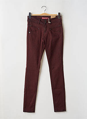 Pantalon slim talie joasă talie joasă roșu FREEMAN T.PORTER femeie
