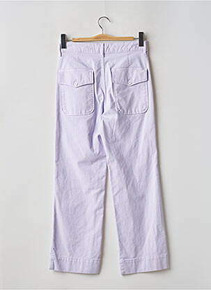 Pantalon drept elasticitate talie înaltă violet ACQUAVERDE femeie