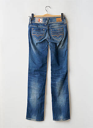 Blugi cu croială dreaptă elasticitate talie joasă albastru PEPE JEANS femeie