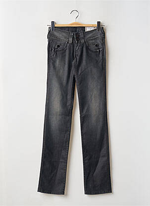 Blugi cu croială dreaptă elasticitate talie joasă gri PEPE JEANS femeie