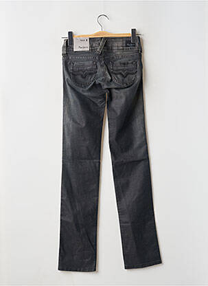 Blugi cu croială dreaptă elasticitate talie joasă gri PEPE JEANS femeie