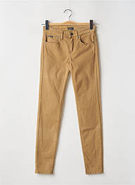 Pantalon slim țesătură poplin mărime normală bej RALPH LAUREN femme