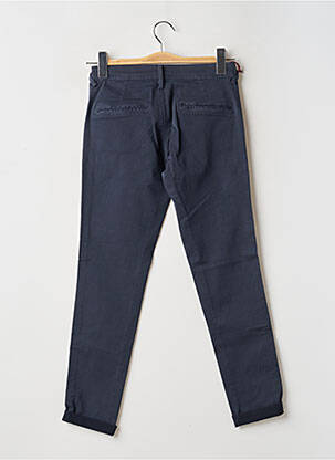 Pantalon 7/8 elasticitate talie joasă albastru TEDDY SMITH femeie