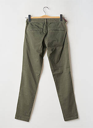 Pantalon 7/8 elasticitate talie joasă verde TEDDY SMITH femeie