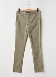 Pantalon chino țesătură poplin mărime normală verde RALPH LAUREN femme