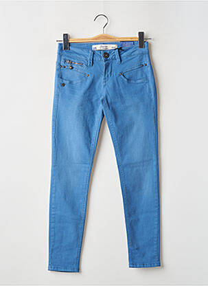Pantalon slim talie joasă talie joasă albastru FREEMAN T.PORTER femeie