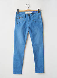 Pantalon slim talie joasă talie joasă albastru FREEMAN T.PORTER femeie