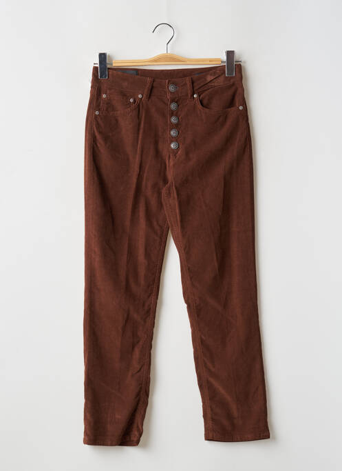 Pantalon 7/8 maro DONDUP femeie