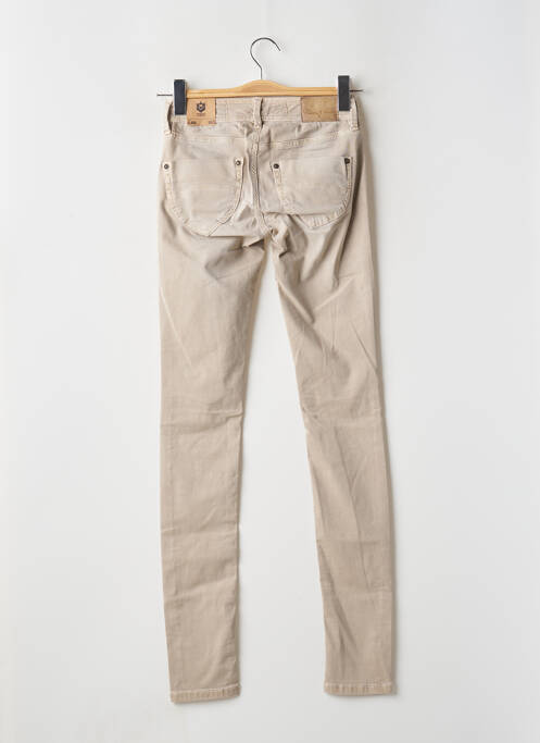 Blugi cu croială slim bej FREEMAN T.PORTER femeie