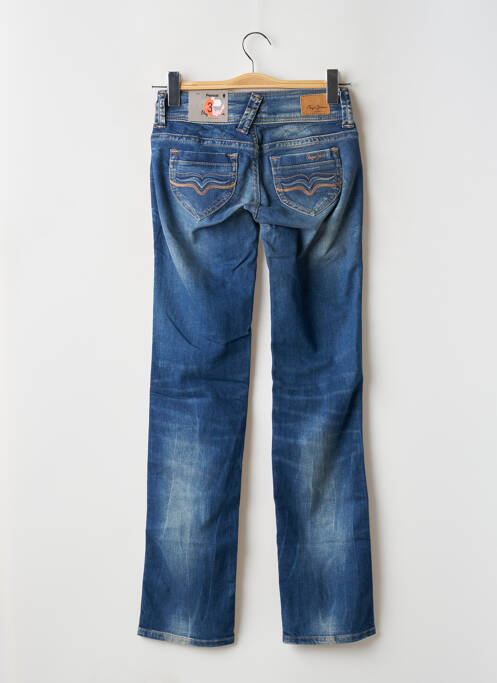 Blugi cu croială dreaptă albastru PEPE JEANS femeie