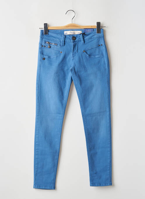 Pantalon slim albastru FREEMAN T.PORTER femeie