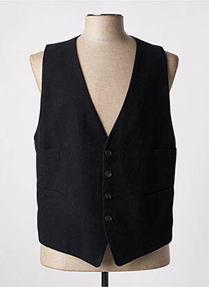 Vestă fără mâneci croială cambrată negru HUGO BOSS bărbat