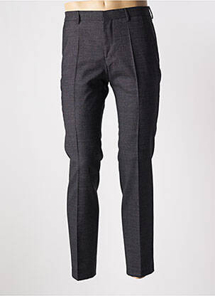Pantalon slim țesătură melanj talie înaltă gri HUGO BOSS bărbat