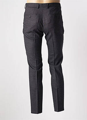 Pantalon slim țesătură melanj talie înaltă gri HUGO BOSS bărbat