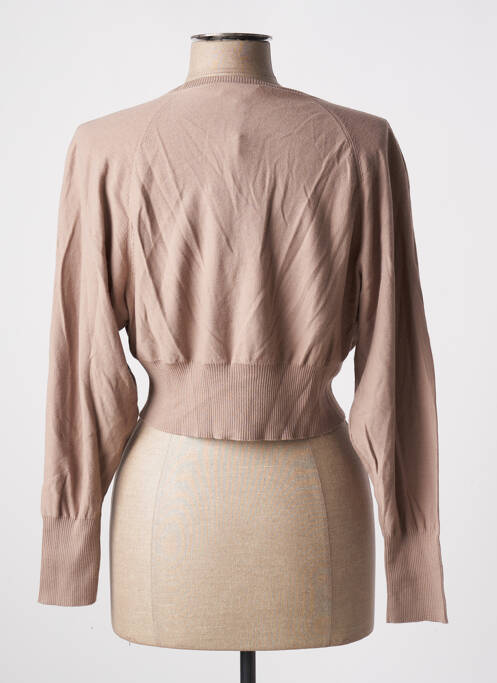 Vestă cu mâneci lungi maro PAULE KA femeie