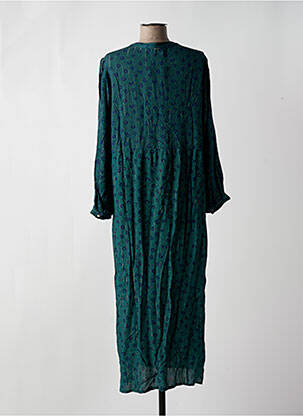 Rochie lungă mâneci lungi mâneci lungi verde EMA BLUE'S femeie