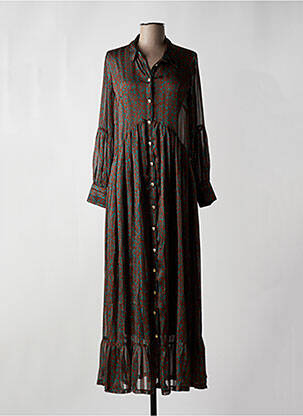 Rochie lungă verde OPULLENCE femeie