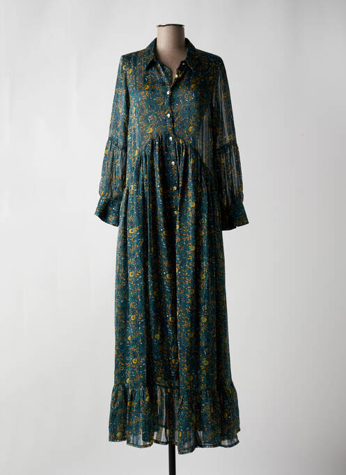 Rochie lungă verde OPULLENCE femeie