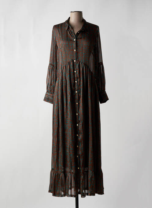 Rochie lungă verde OPULLENCE femeie