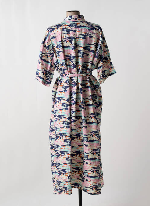 Rochie lungă roz THINKING MU femeie