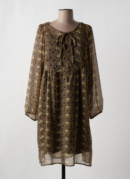 Rochie midi galben SCHOOL RAG femeie