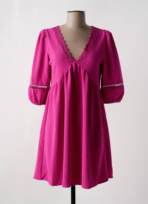 Rochie scurtă roz LA PETITE ETOILE femeie