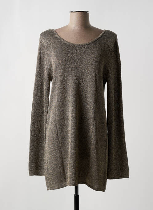 Rochie pulover auriu PEPE JEANS X DUA LIPA femeie