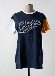 Tricou croială dreaptă mâneci scurte albastru ELLESSE femme