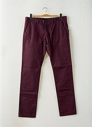 Pantalon chino buzunare mărime normală violet TEDDY SMITH bărbat