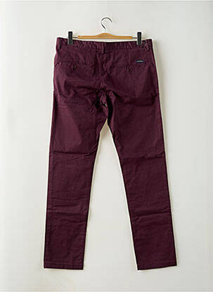 Pantalon chino buzunare mărime normală violet TEDDY SMITH bărbat