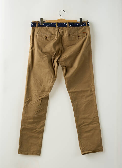 Pantalon chino maro TEDDY SMITH bărbat