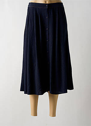 Fustă midi albastru GRACE & MILA femeie